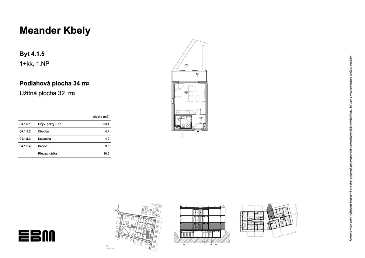 Prodej bytu 1+kk 34 m² – fotografie 4