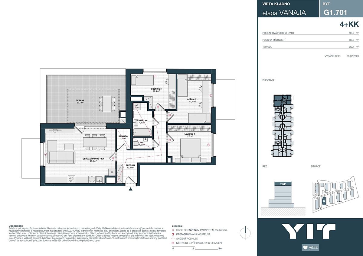 Prodej bytu 4+kk 86 m² – fotografie 2