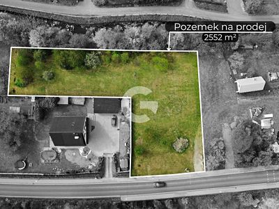 Prodej stavebního pozemku 2552 m²