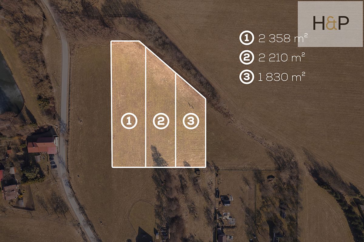 Prodej stavebního pozemku 1830 m² – fotografie 2