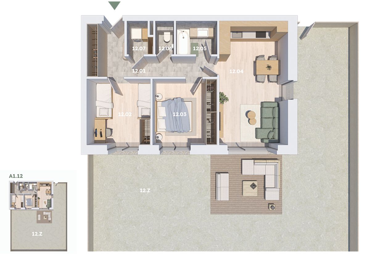 Prodej bytu 3+kk 71 m² – fotografie 4