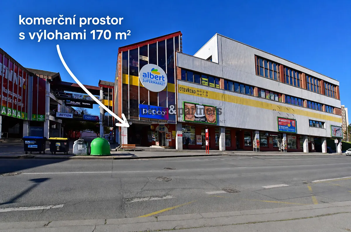 Pronájem obchodního prostoru 170 m²