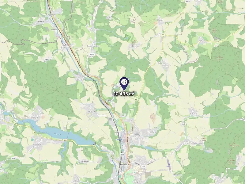 Prodej pole 10435 m², Letovice – náhled fotky 3