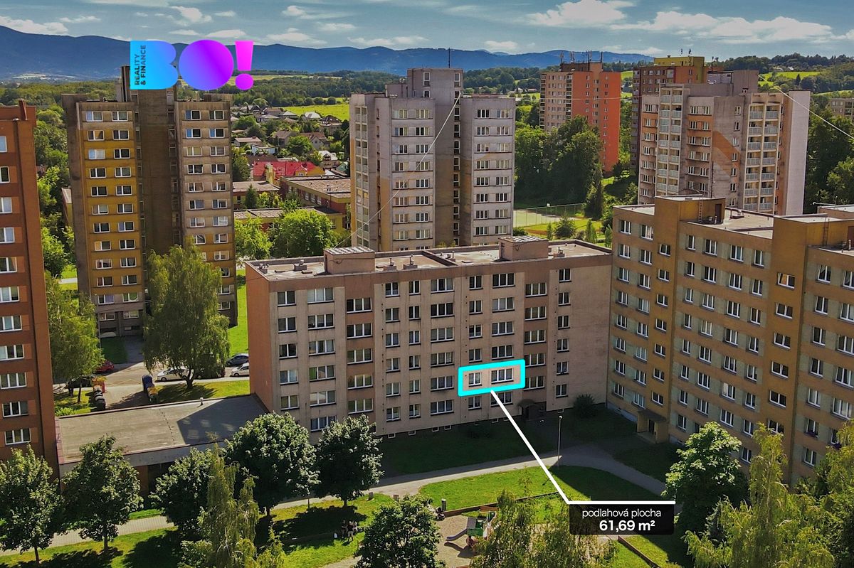 Prodej bytu 3+1 61 m²