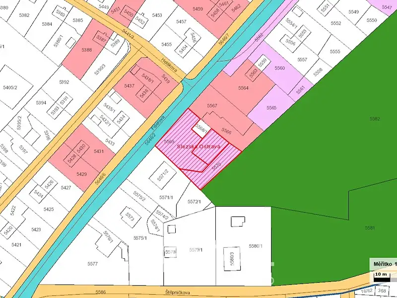 Prodej stavebního pozemku 1277 m², Ostrava – náhled fotky 3