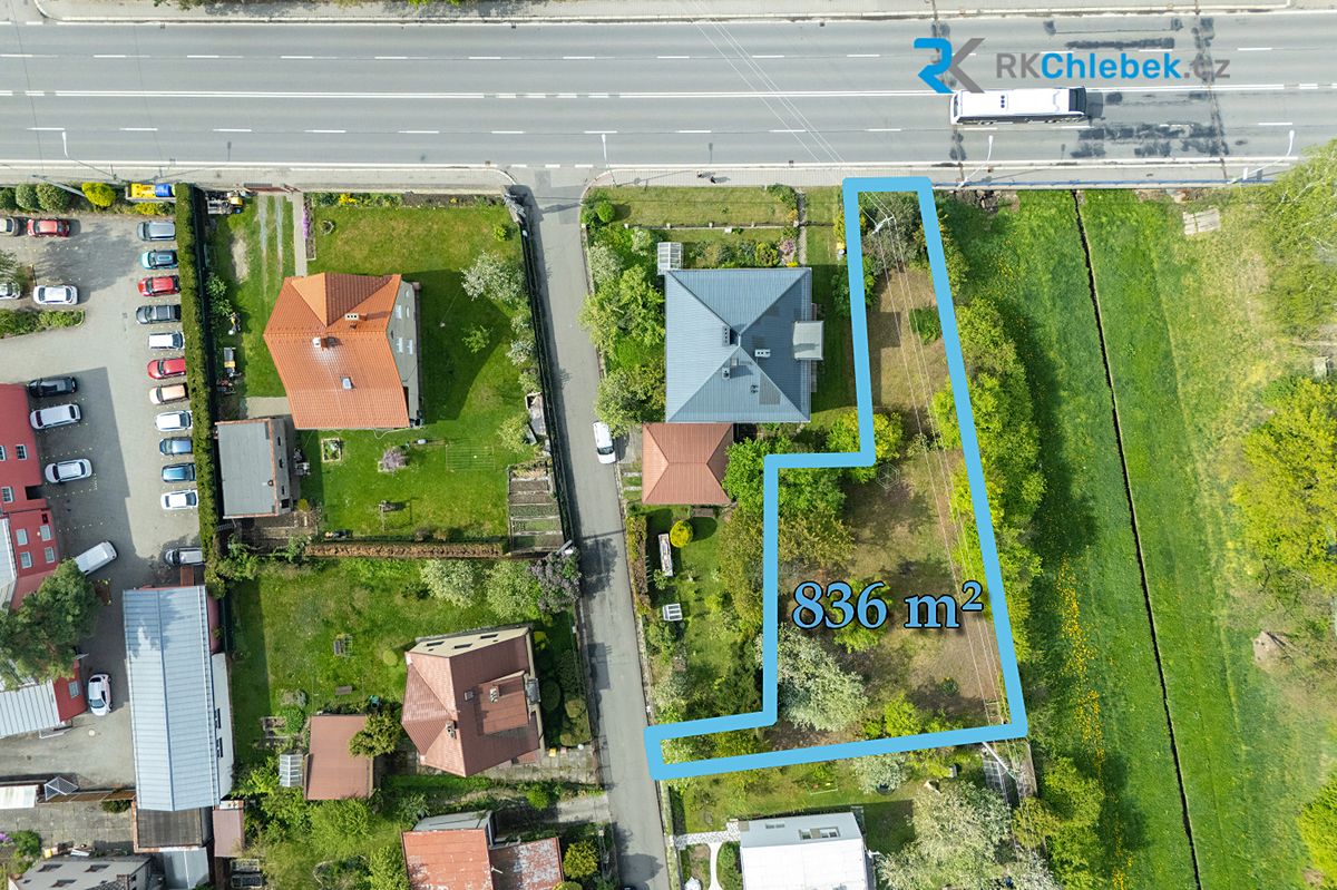 Prodej stavebního pozemku 836 m²