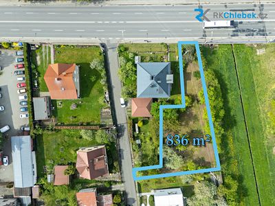 Prodej stavebního pozemku 836 m²