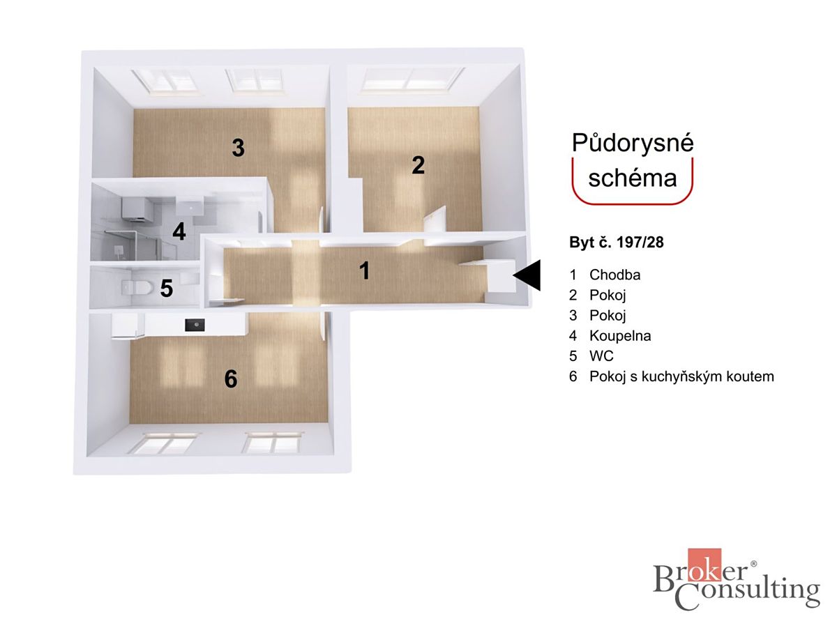 Prodej bytu 3+kk 86 m² – fotografie 2