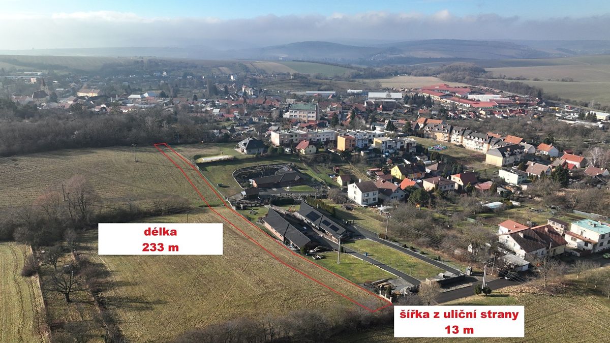 Prodej stavebního pozemku 3329 m²