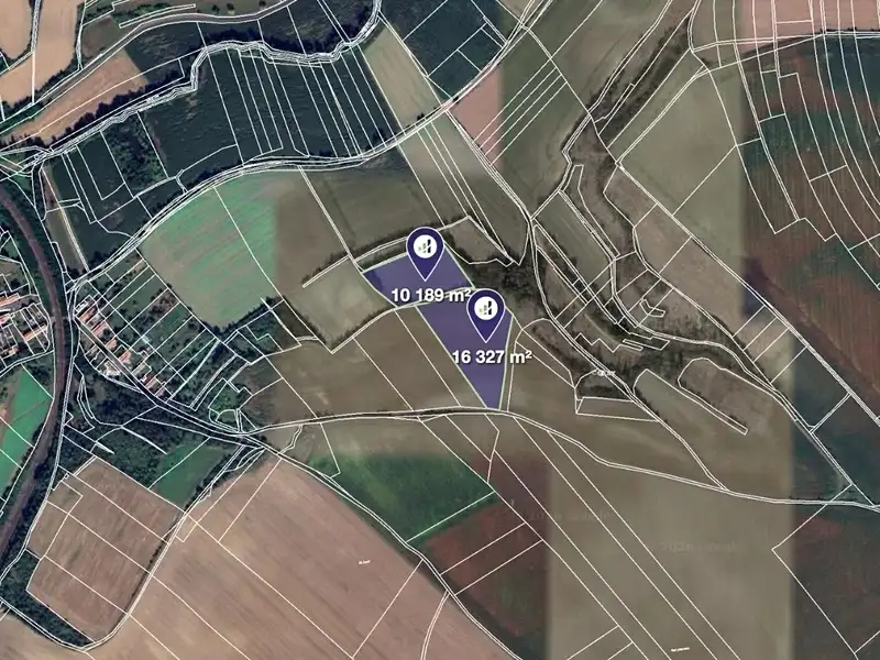 Prodej pole 54528 m², Vrutice – náhled fotky 3
