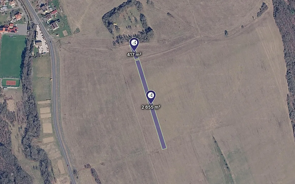 Prodej podílu 1/2 pole 1536 m²