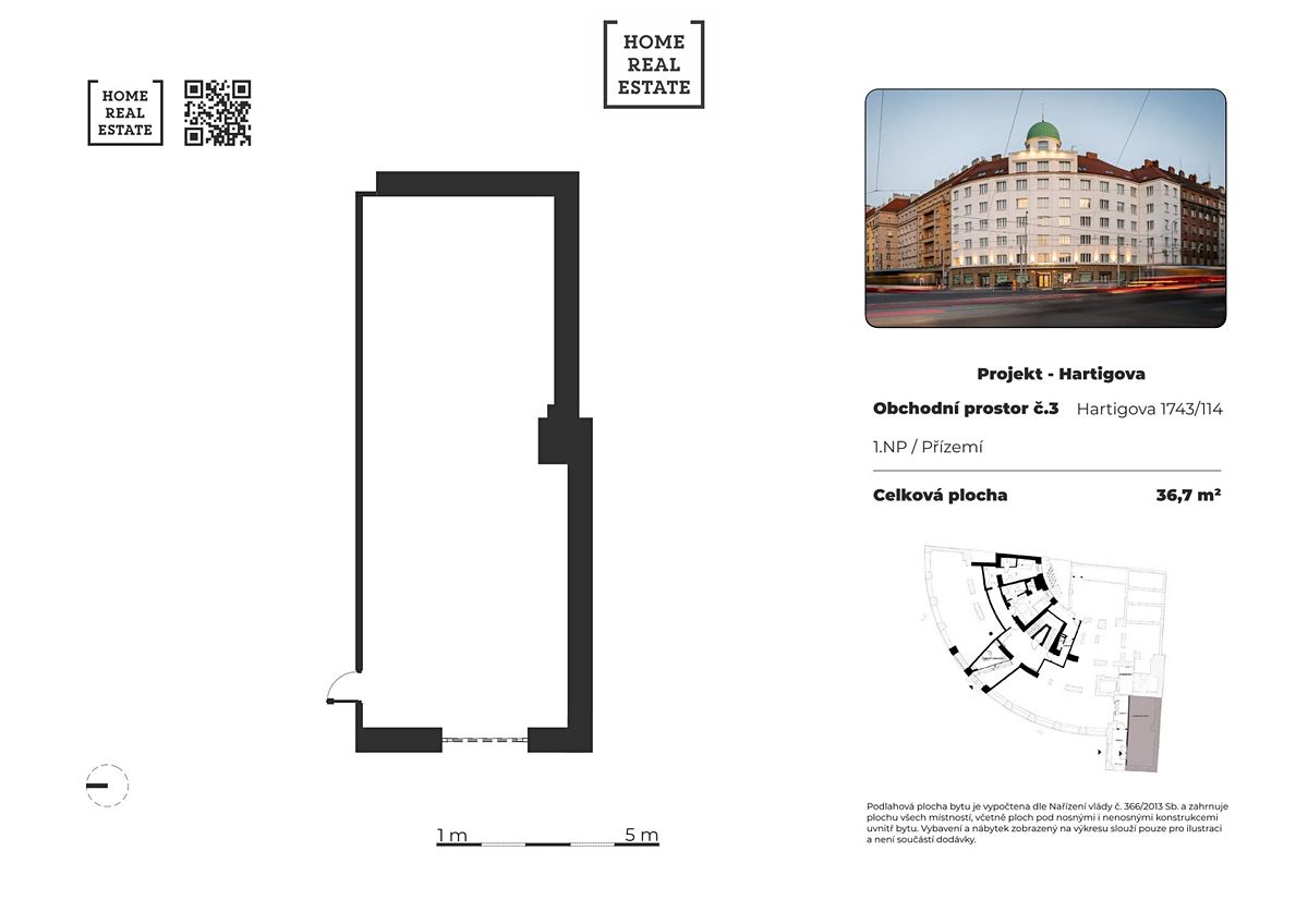 Prodej obchodního prostoru 37 m² – fotografie 2