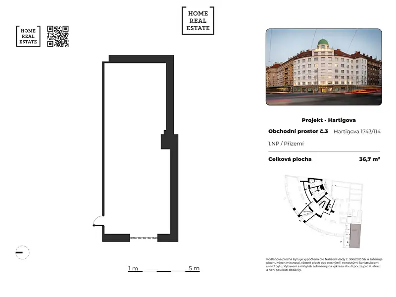 Prodej obchodního prostoru 37 m², Praha – náhled fotky 2