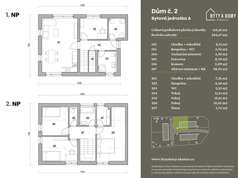 Prodej rodinného domu 120 m², pozemek 350 m², Tábor – náhled fotky 2