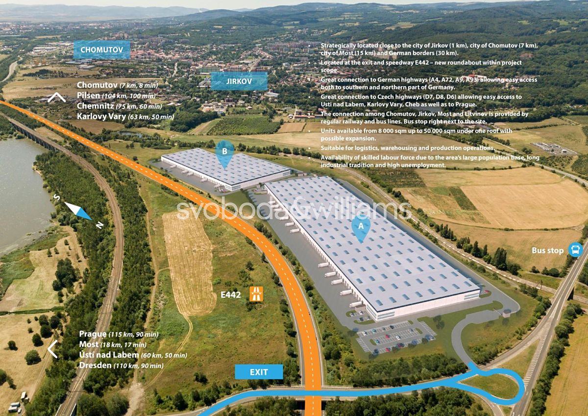 Pronájem skladového prostoru 4300 m² – fotografie 2