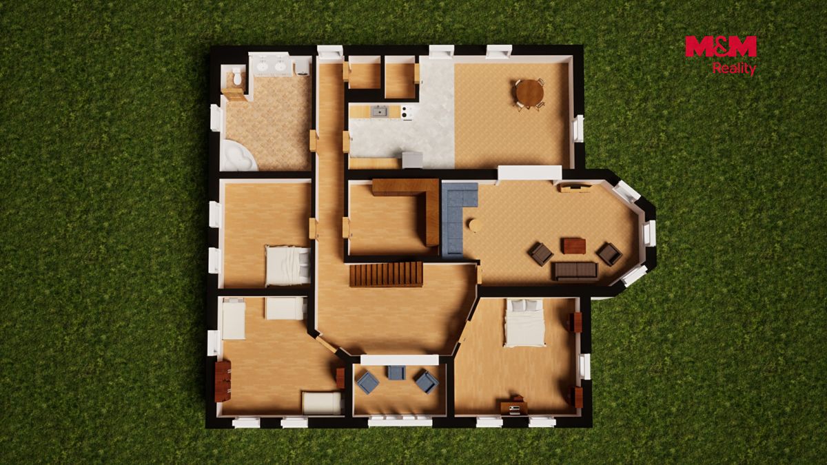Prodej rodinného domu 476 m², pozemek 2599 m² – fotografie 3