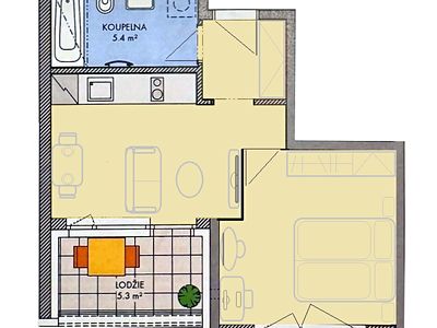 Prodej bytu 2+kk 40 m²