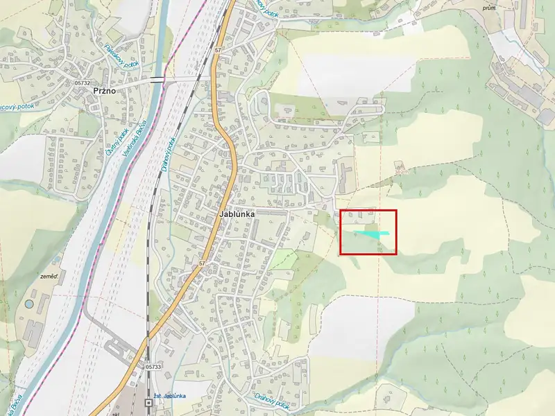 Prodej louky 1778 m², Jablůnka – náhled fotky 3