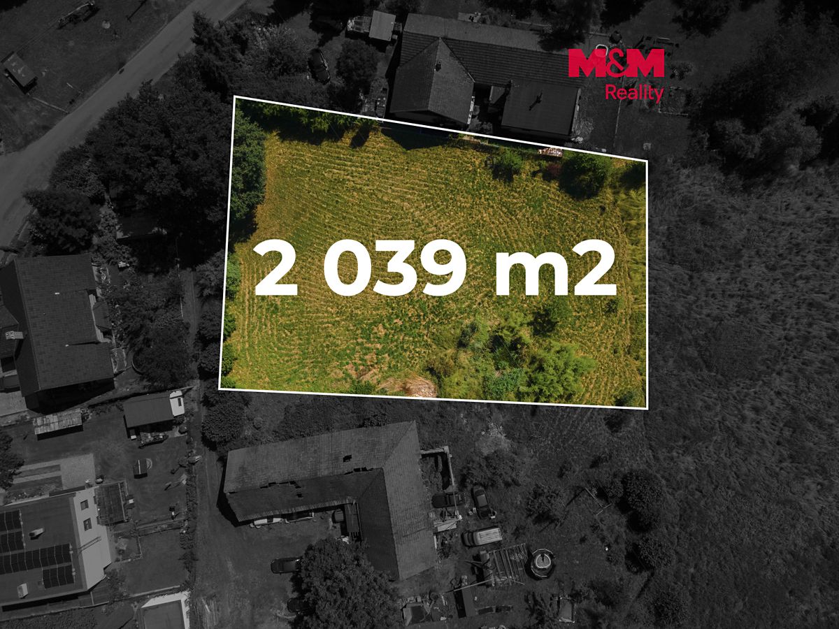 Prodej stavebního pozemku 2039 m²
