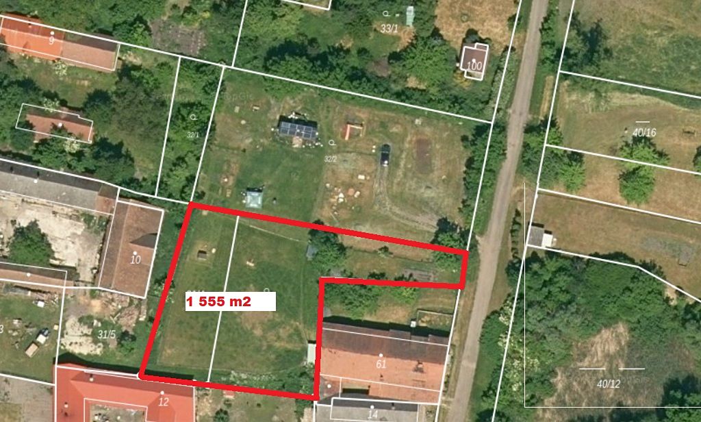 Pronájem zahrady 1555 m²