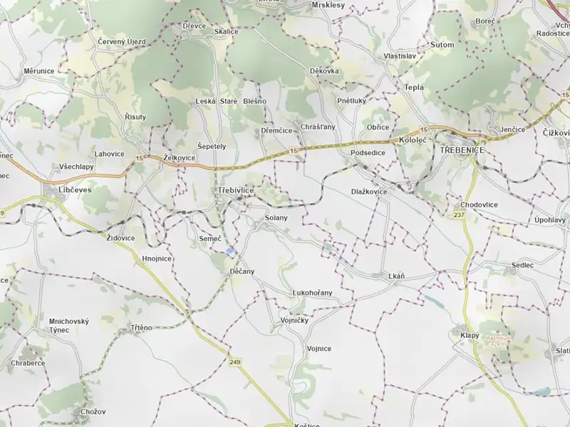 Prodej pole 13165 m², Třebívlice – náhled fotky 3