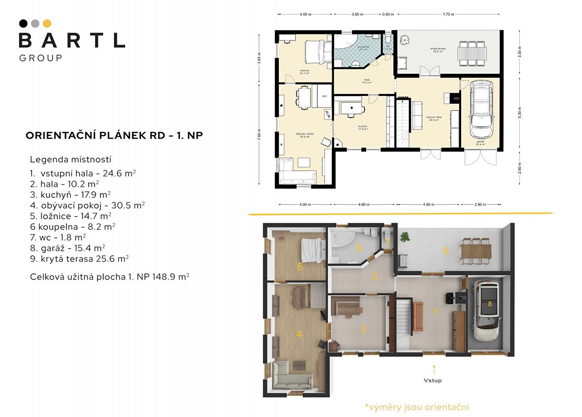 Prodej rodinného domu 210 m², pozemek 874 m² – fotografie 2