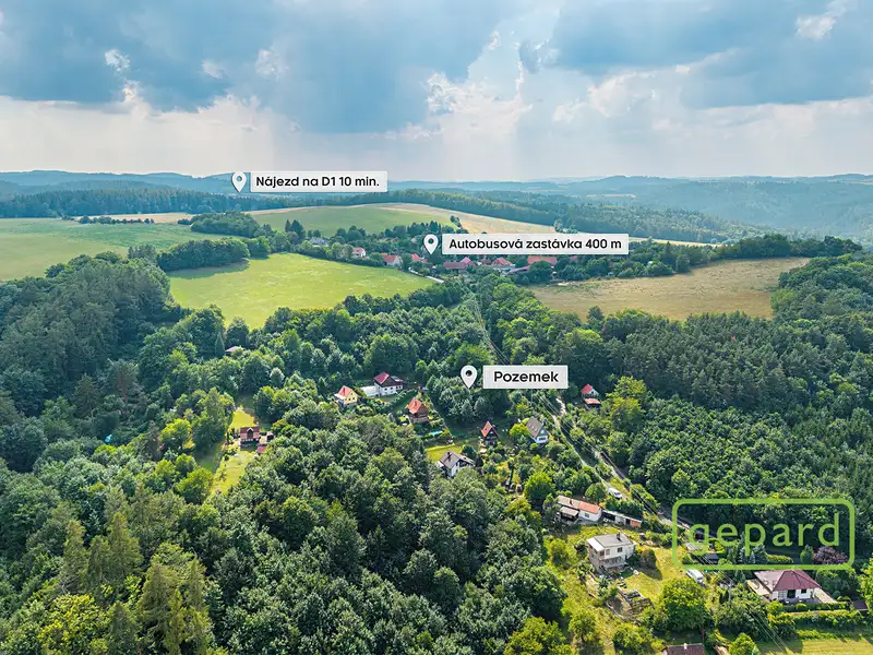 Prodej zahrady 753 m², Chocerady – náhled fotky 3