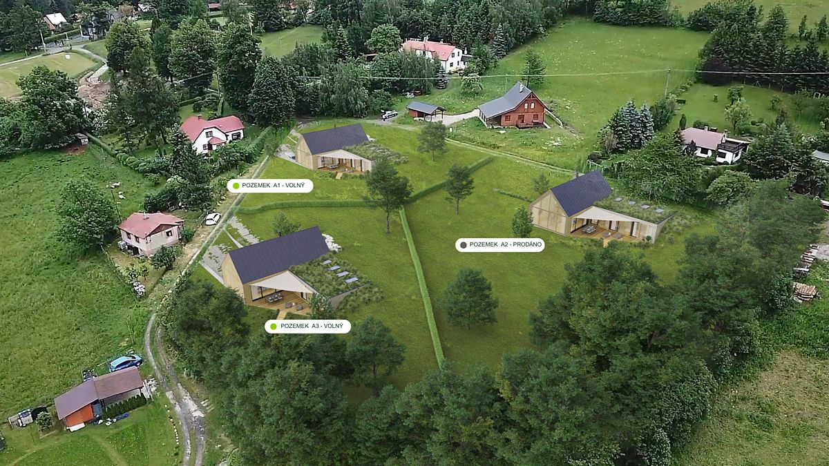 Prodej stavebního pozemku 1559 m² – fotografie 3