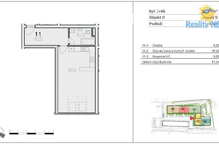Wohnung 1+kk zum Kauf, 51 m² (10 von 17)
