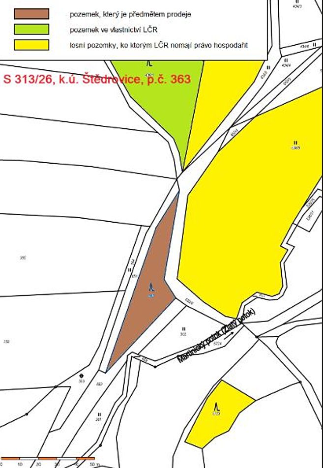 Prodej lesa 1097 m² – fotografie 2