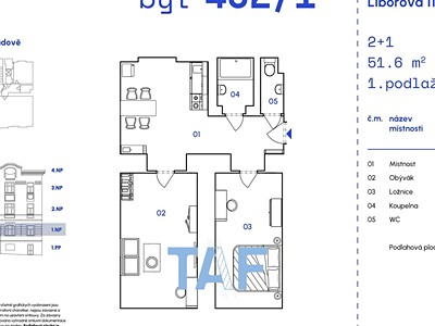 Wohnung 2+1 zum Kauf, 52 m² (3 von 21)