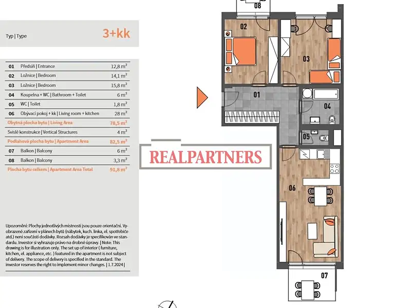 Prodej bytu 3+kk 92 m², Praha – náhled fotky 2