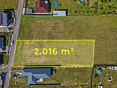 Prodej  stavebního pozemku 2 016 m²