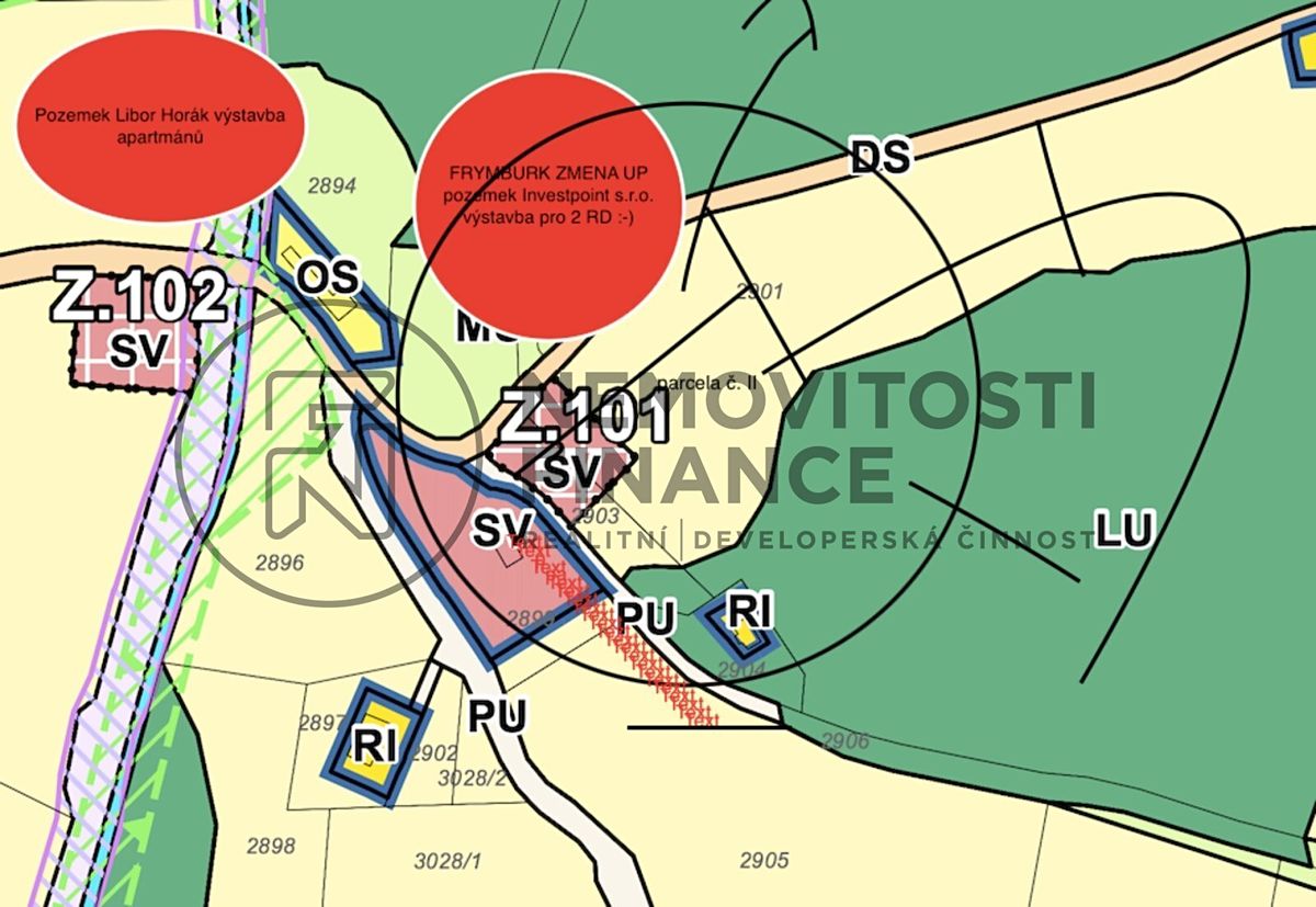 Prodej komerčního pozemku 479 m² – fotografie 2