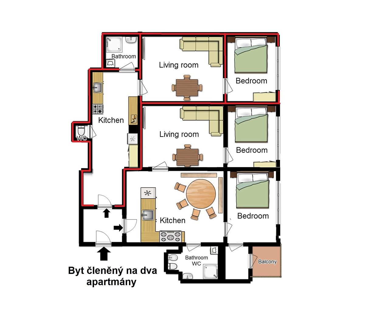 Prodej bytu 3+kk 88 m² – fotografie 2