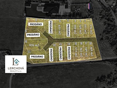Prodej  stavebního pozemku 826 m²