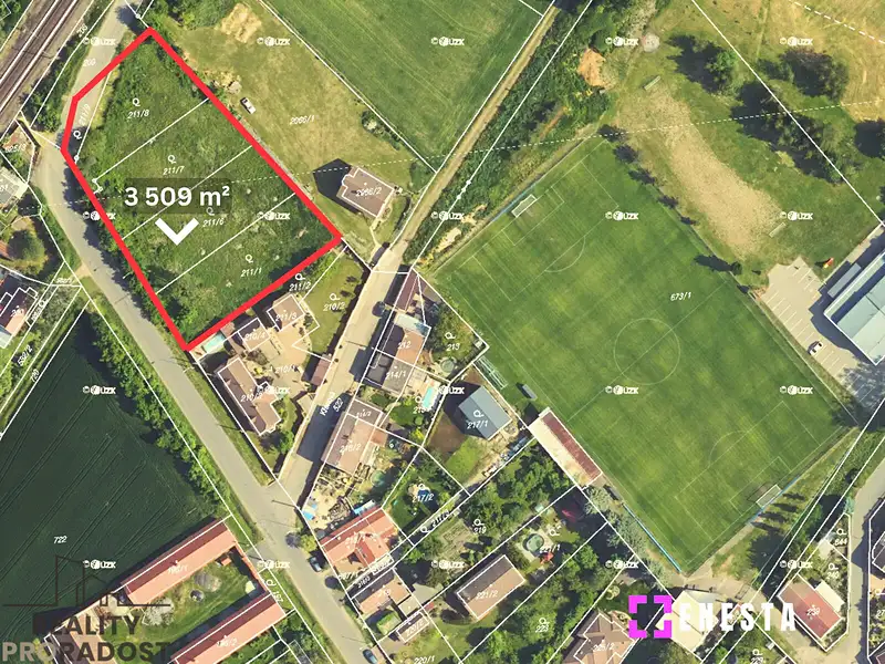 Prodej stavebního pozemku 3509 m², Kutná Hora – náhled fotky 1