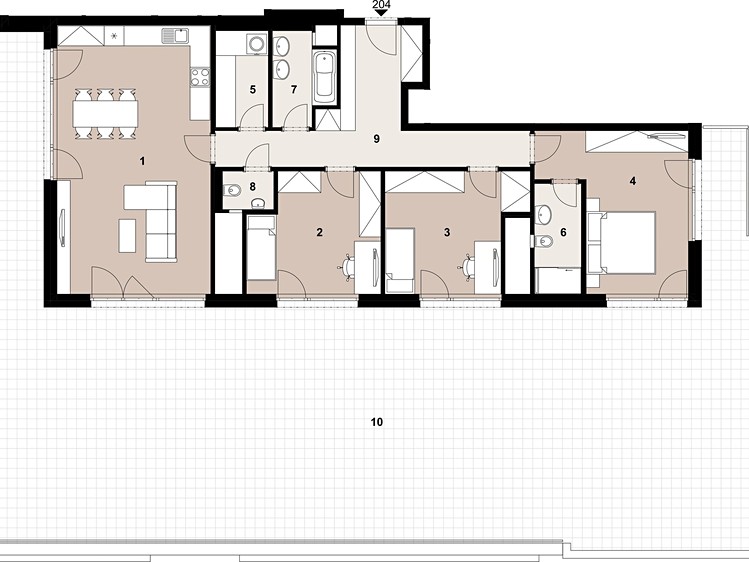Квартира 4+kk на продаж, 118 м² (2 з 27)