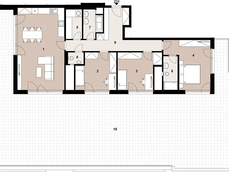 Prodej bytu 4+kk 118 m², Praha – náhled fotky 2