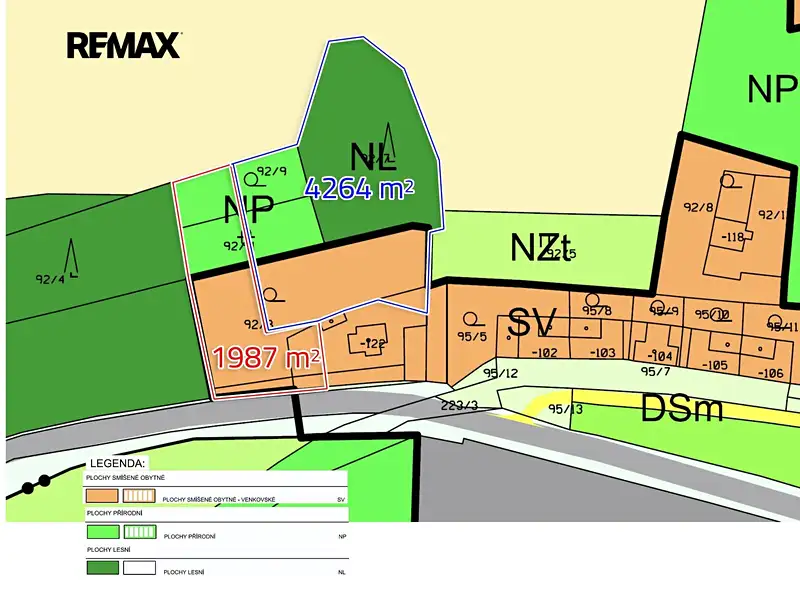 Prodej stavebního pozemku 1987 m², Kropáčova Vrutice – náhled fotky 3