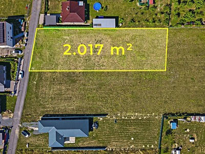 Prodej  stavebního pozemku 2 017 m²