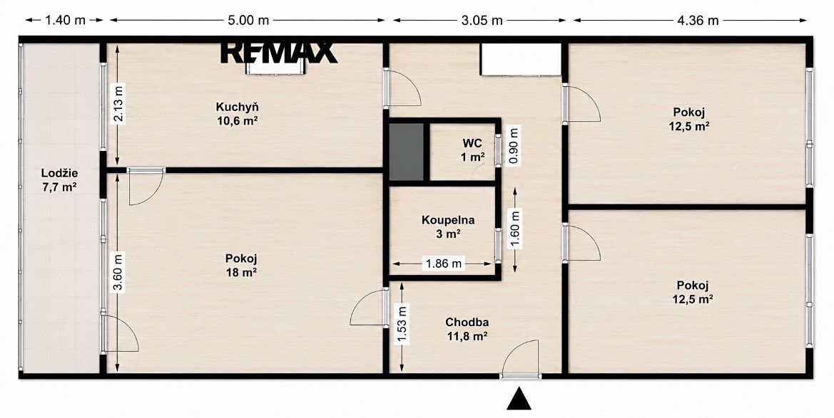 Prodej bytu 3+1 73 m²
