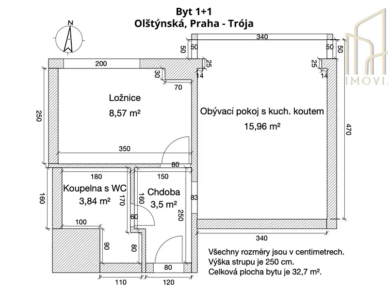 Prodej bytu 1+1 32 m², Praha – náhled fotky 3