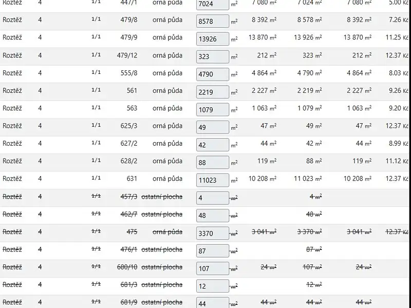 Prodej pole 50000 m², Vidice – náhled fotky 3