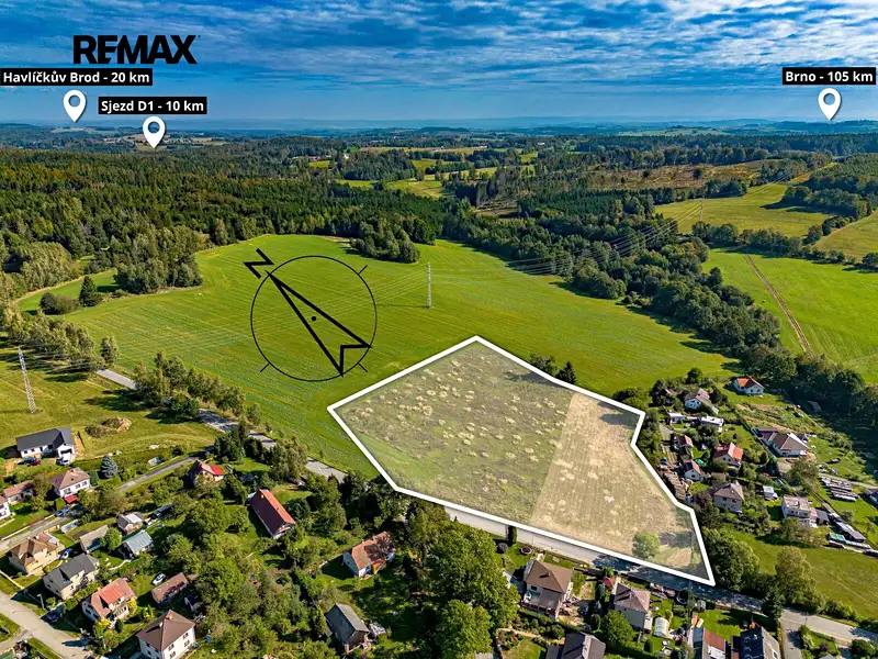 Prodej komerčního pozemku 20976 m², Humpolec – náhled fotky 1
