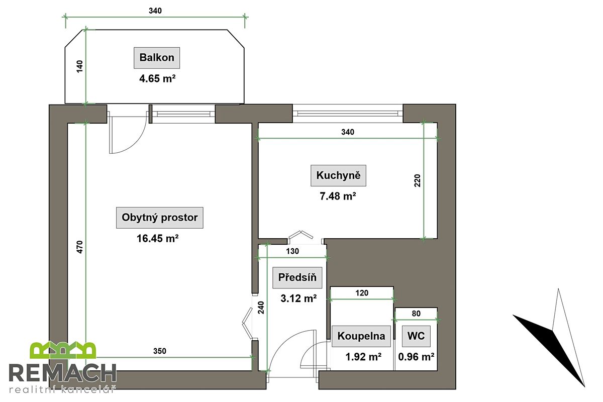 Prodej bytu 1+1 31 m² – fotografie 2