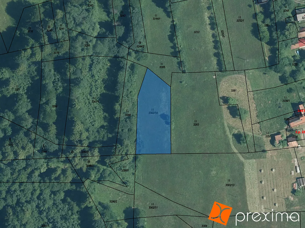 Prodej pozemku 1612 m²
