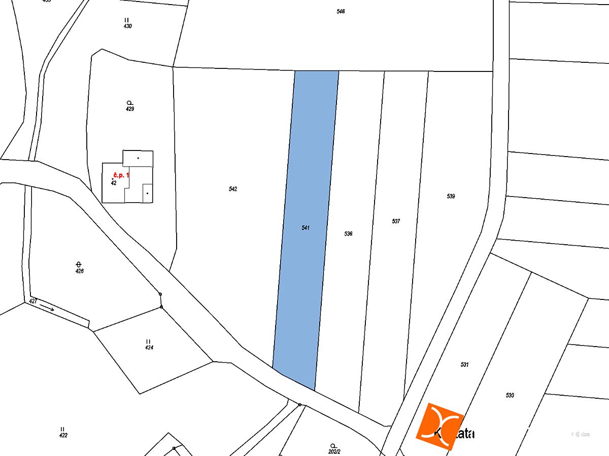 Prodej pole 2235 m² – fotografie 2