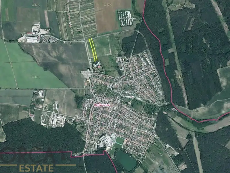 Prodej stavebního pozemku 2789 m², Ratíškovice – náhled fotky 3