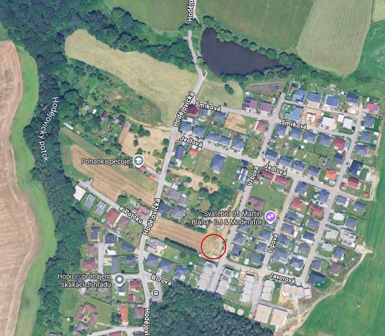 Prodej stavebního pozemku 769 m²
